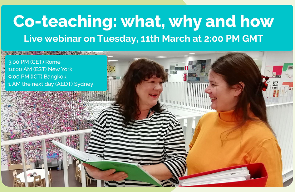 Free Webinar: Co-teaching: what, why and how.