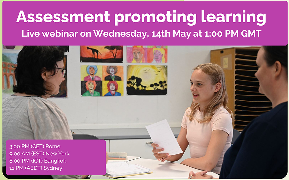 Free Webinar: Assessment promoting learning
